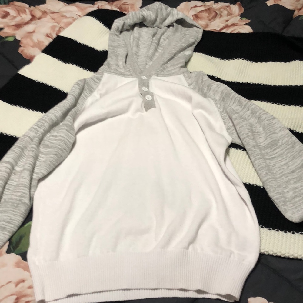 White and grey jacket